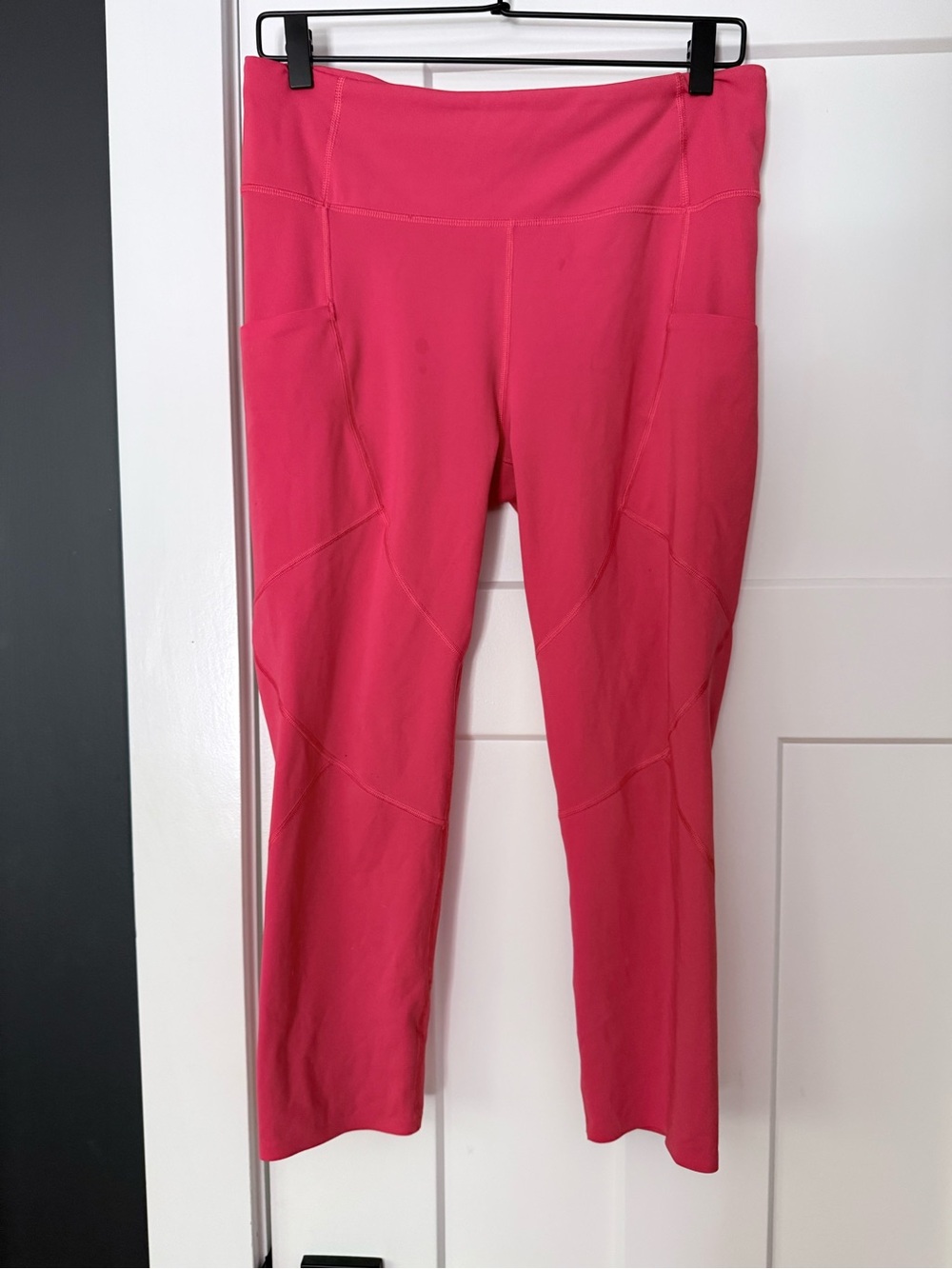 PEACH brand Women's High-Waist coral pink Active Leggings